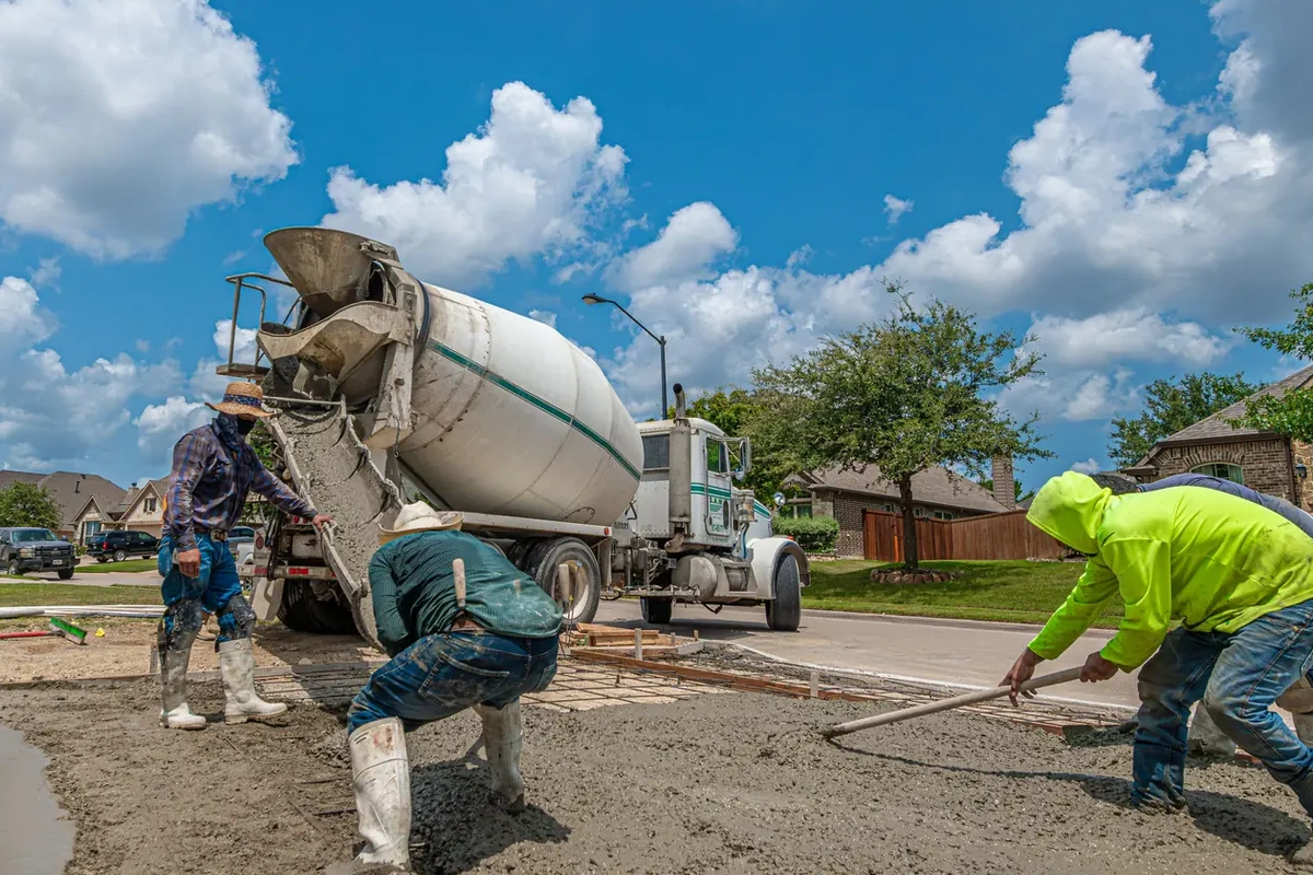 Concrete driveway service in Victoria TX