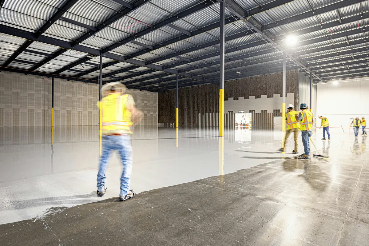 Commercial concrete floor work in Victoria TX
