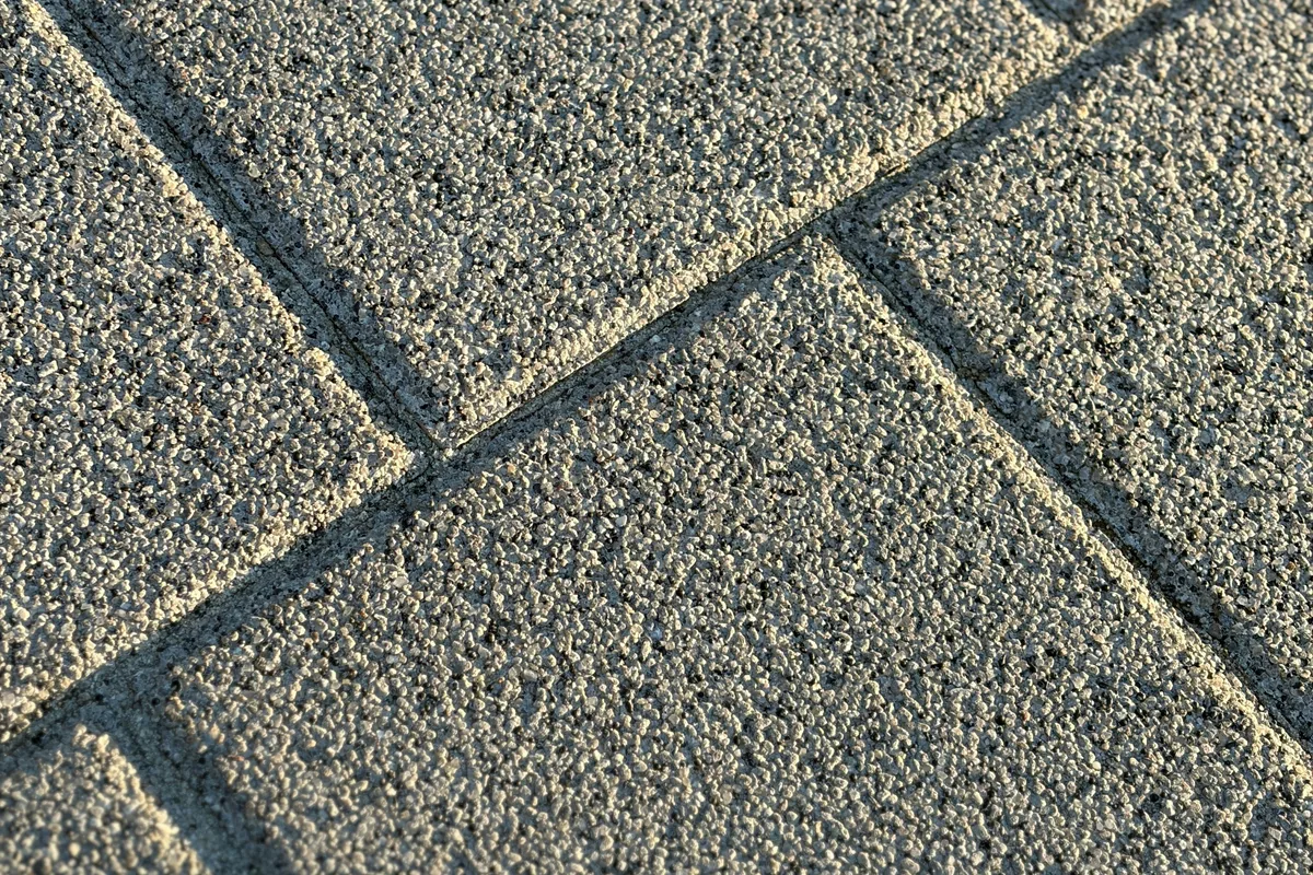 Stamped decorative concrete surface in Victoria TX